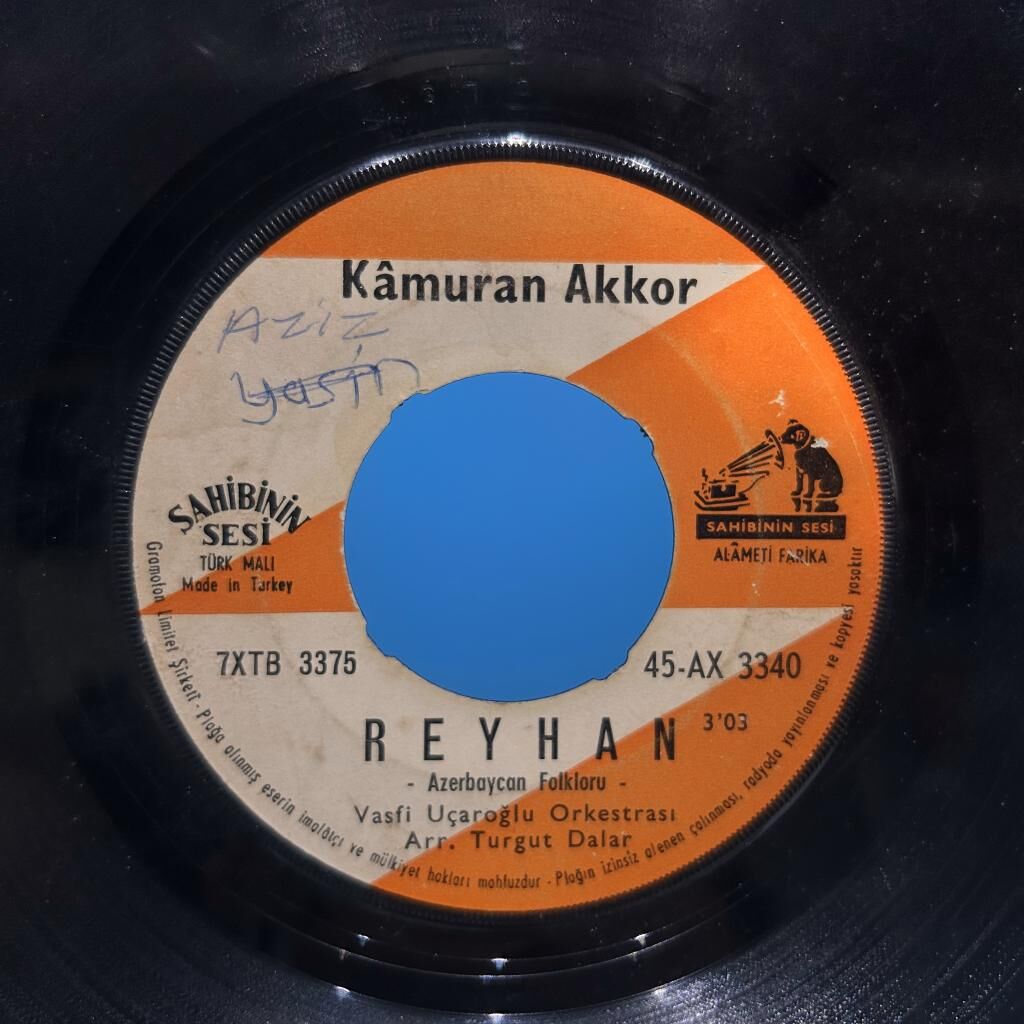 Kâmuran Akkor  – Reyhan / Lâleler 45LİK