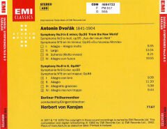 DİKKAT CD !!! Antonín Dvořák & Berliner Philharmoniker & Herbert von Karajan – Symphonies Nos. 8 & 9 'From The New World' - 'Aus Der Neuen Welt' - 'Du Nouveau Monde' CD