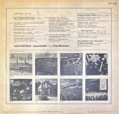 Brecht* - Weill*, Lotte Lenja* – Dreigroschenoper Mahagonny