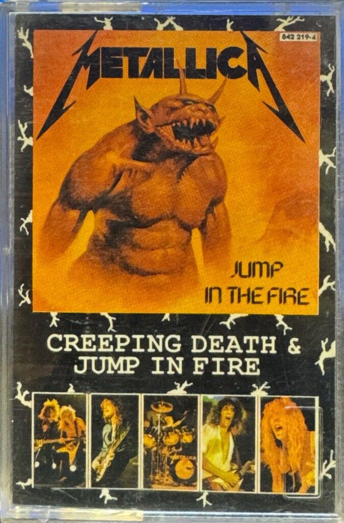 DİKKAT KASET !!! Metallica – Creeping Death & Jump In The Fire Kaset