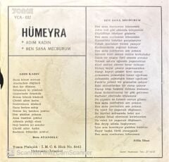 Hümeyra – Adım Kadın / Ben Sana Mecburum 45'lik