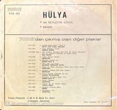 Hülya – Ah Neyleyim Gönül / Baharın geldiği 45'lik