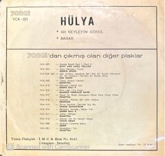 Hülya – Ah Neyleyim Gönül / Baharın geldiği 45'lik