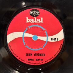 Emel Sayın – Aşkın Kanunu / Senin Yüzünden 1970 BASKI 45LİK