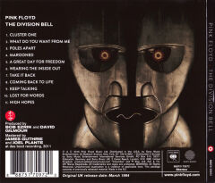 DİKKAT CD !!! Pink Floyd – The Division Bell CD