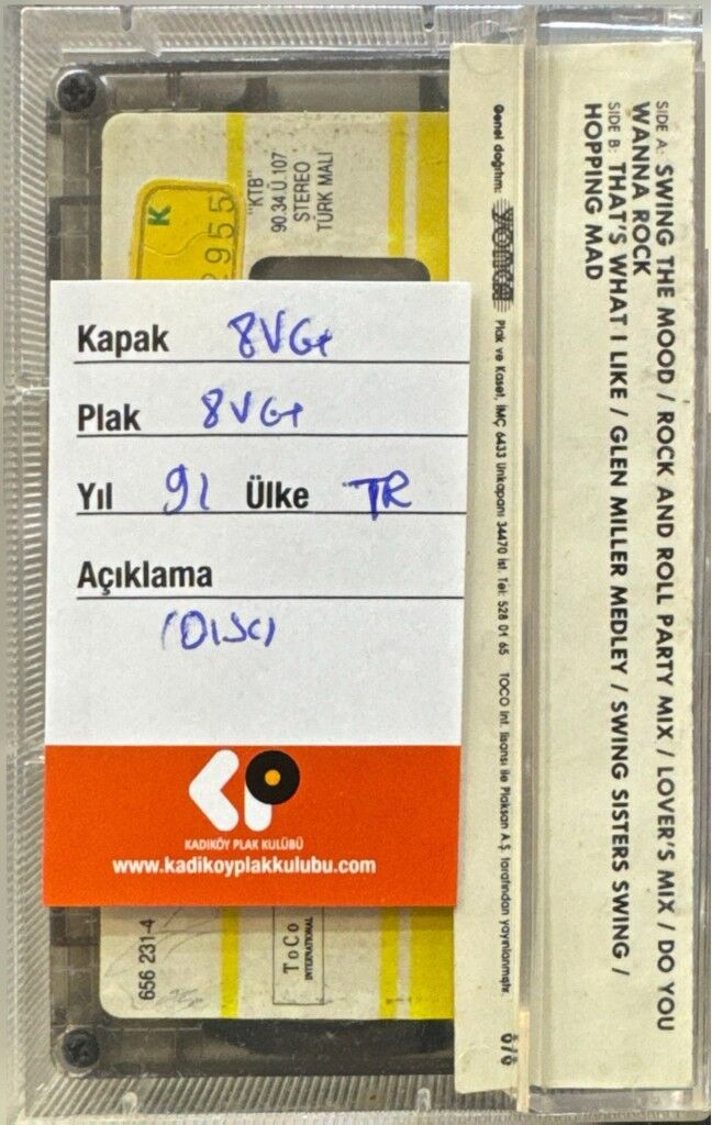 DİKKAT KASET !!! Jive Bunny And The Mastermixers – The Album Kaset