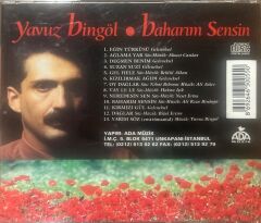 DİKKAT CD CD Yavuz Bingöl ‎– Baharım Sensin 1997 BASKI CD