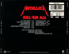 DİKKAT CD Metallica – Kill 'Em All