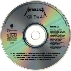 DİKKAT CD Metallica – Kill 'Em All