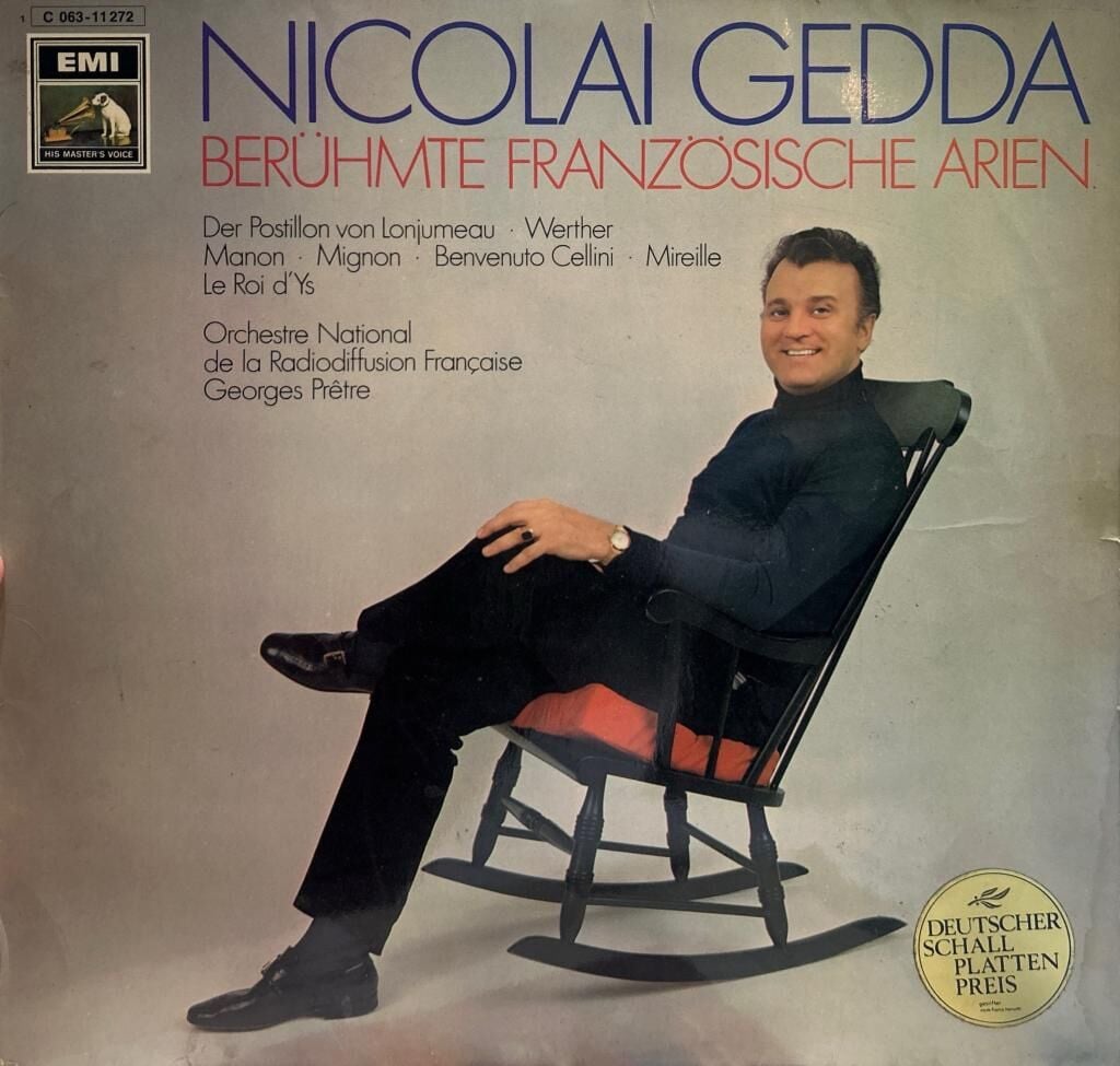 Nicolai Gedda - Berühmte Französische Arien 1970LER BASKI LP