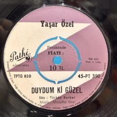 Yaşar Özel ‎– Hatıra / Duydum Ki Güzel 45LİK