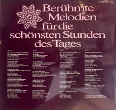 Berühmte Melodien Mozart Wagner Puccini Bach Handel Liszt Brahms ve diğerleri 1975 BASKI ÇİFT PLAK LP