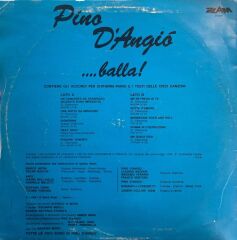 Pino D'Angiò ‎– ...Balla! Ma Quale Idea bu albümde 1981 BASKI LP