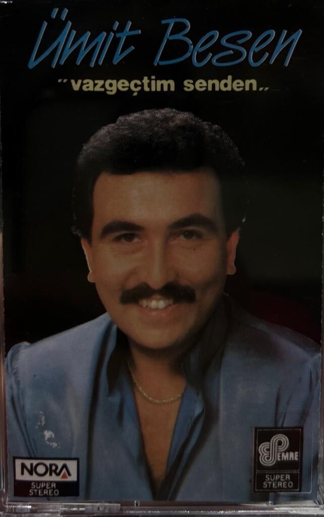 KASET Ümit Besen – Vazgeçtim Senden 1985 BASKI KASET
