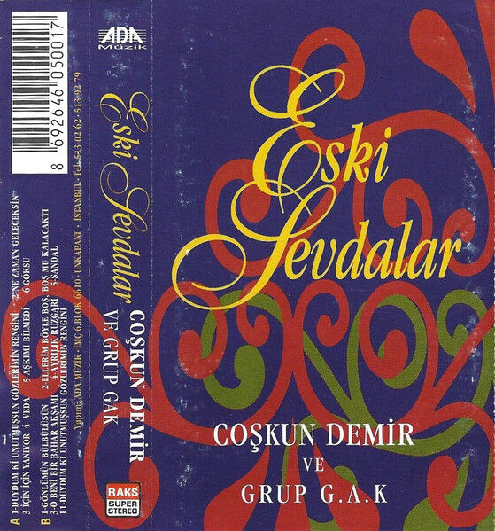 Kaset Coşkun Demir Ve Grup G.A.K. – Eski Sevdalar Dikkat Kaset