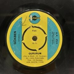 Gökben ‎– Gururum / Eninde Sonunda 1975 BASKI 45LİK