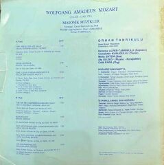 Wolfgang Amadeus Mozart – Masonik Müzikler
