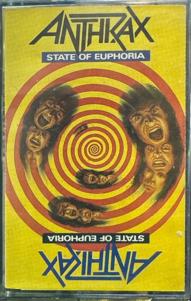 DİKKAT KASET !!! Anthrax – State Of Euphoria Kaset