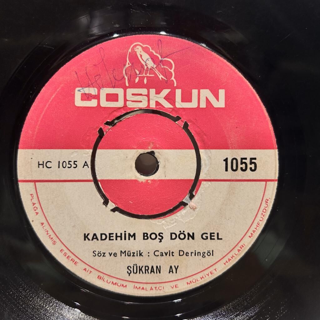 Şükran Ay ‎– Kadehim Boş Dön Gel / Sevmek Günahsa Eğer 45LİK