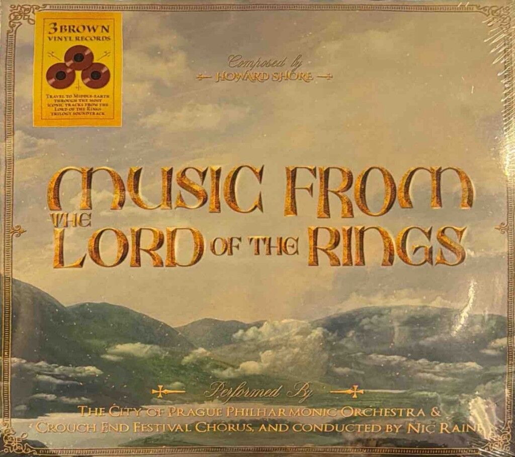 The City Of Prague Philharmonic Orchestra & Crouch End Festival Chorus – Music From The Lord Of The Rings Trilogy (Kahverengi Plak)
