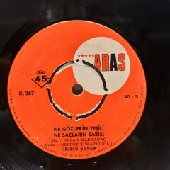 Orhan Şener – Aşk Bu Değil Yapma Güzel / Ne Gözlerinin Yeşili Ne Saçlarının Sarısı 45LİK