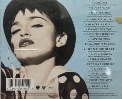 DİKKAT DİKKAT CD CD Madonna – The Immaculate Collection 1990 BASKI CD