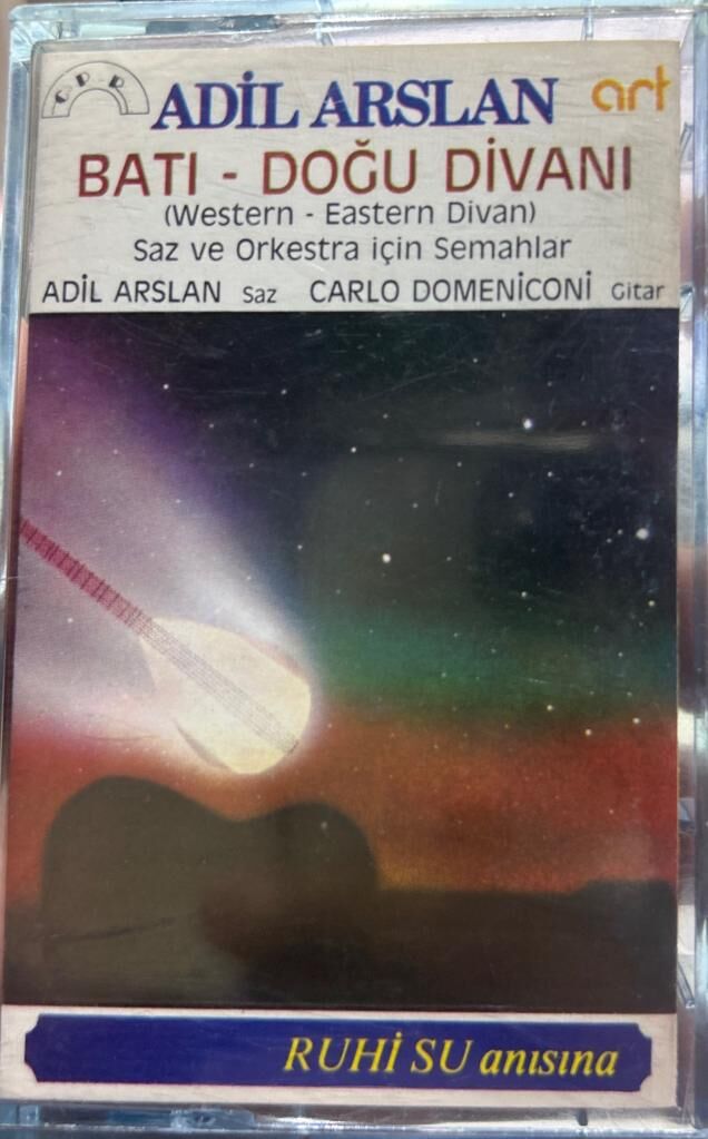 Adil Arslan, Carlo Domeniconi – Batı-Doğu Divanı (Western-Eastern Divan) Saz ve Orkestra için Semahlar 1986 BASKI KASET