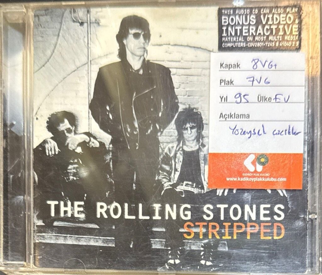 Dikkat CD! The Rolling Stones – Stripped CD