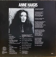 Anne Haigis – For Here Where The Life Is