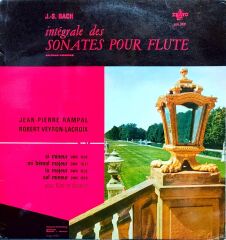 J.S. Bach - Jean-Pierre Rampal, Robert Veyron-Lacroix – Intégrale Des Sonates Pour Flute, Vol.1 LP