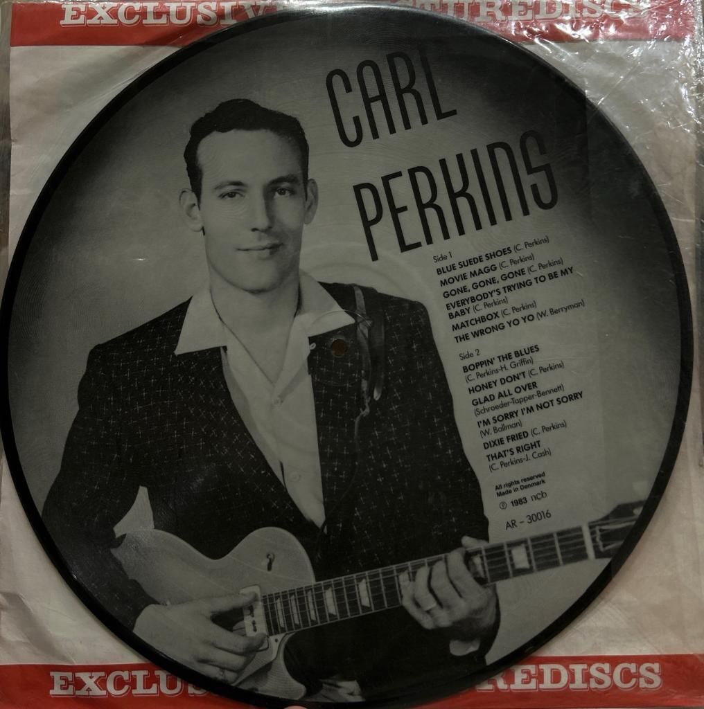 Carl Perkins – Carl Perkins 1983 BASKI PIC DISC LP
