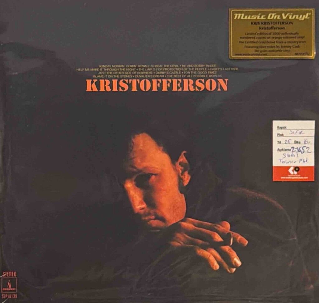 Kris Kristofferson – Kristofferson (Turuncu Plak)