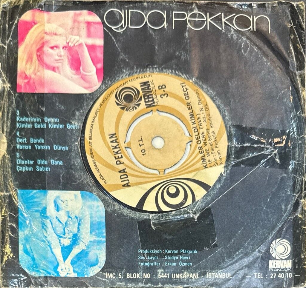 Ajda Pekkan – Kaderimin Oyunu / Kimler Geldi Kimler Geçti 45'Lik