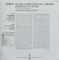 Grieg - Peter Katin, London Philharmonic Orchestra, John Pritchard – Piano Concerto In A Minor • Peer Gynt Suite LP
