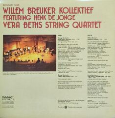 Willem Breuker Kollektief Featuring Henk De Jonge, Vera Beths String Quartet - George Gershwin / Willem Breuker / Ennio Morricone – Rhapsody In Blue - Three Preludes / Spanish Wells / The Good, The Bad And The Ugly LP