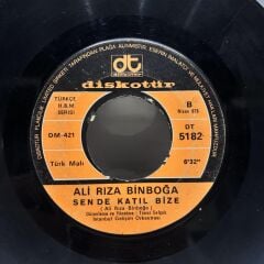 Ali Rıza Binboğa ‎– Yarın / Sen De Katıl Bize 1975 BASKI 45LİK