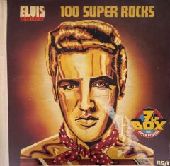 Elvis Presley ‎– 100 Super Rocks 1977 BASKI 7xLP BOX SET
