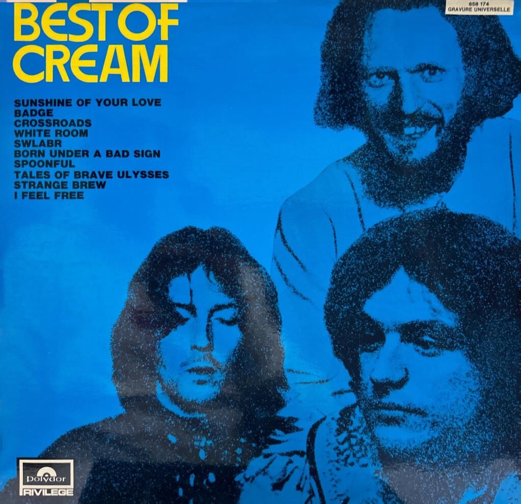 Cream ‎– Best Of Cream 1969 BASKI LP