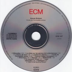 DİKKAT CD Anouar Brahem – Conte De L'Incroyable Amour