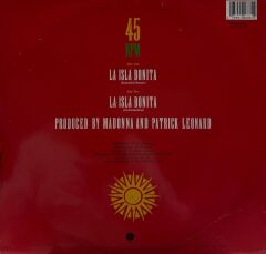 Madonna – La Isla Bonita 1987 BASKI 12'' MAXI SINGLE