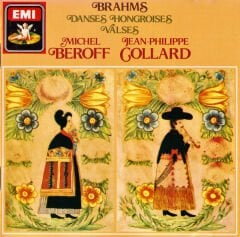 DİKKAT CD Brahms - Michel Béroff, Jean-Philippe Collard – Danses Hongroises / Valses