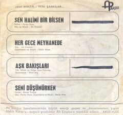 Ferda Duru, Ercan Turgut, Suat Özönder – Ali Eraslan Yeni Sesleri Kıvançla Sunar… 45'lik