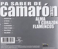 DİKKAT CD Camarón De La Isla – Pa Saber De Camarón (Alma Y Corazón Flamencos)
