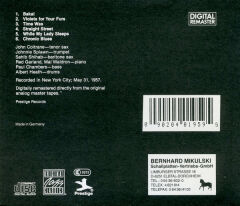 DİKKAT CD !!! John Coltrane – Coltrane CD