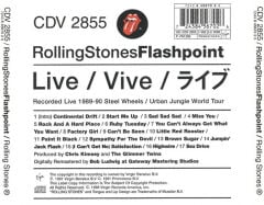 DİKKAT CD !!! The Rolling Stones – Flashpoint CD