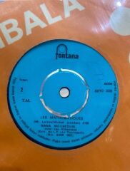 Nana Mouskouri ‎– Pauvre Rutebeuf / Les Mathématiques 1970LER BASKI 45LİK
