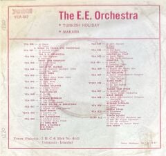 The E. E. Orchestra* – Turkish Holiday / Makara 45'lik