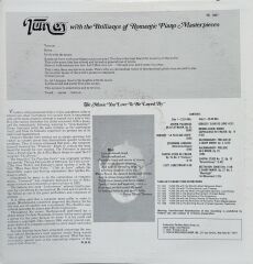 Turn On With The Brilliance Of Romantic Piano Masterpieces LP