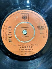 Nilüfer ‎– Al Beni Çal Beni / Körebe 1974 BASKI 45LİK