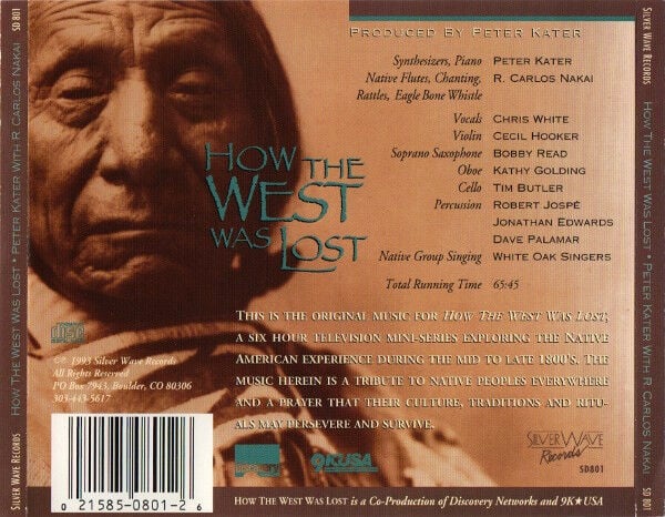 DİKKAT CD Peter Kater With Special Guest R. Carlos Nakai – How The West Was Lost